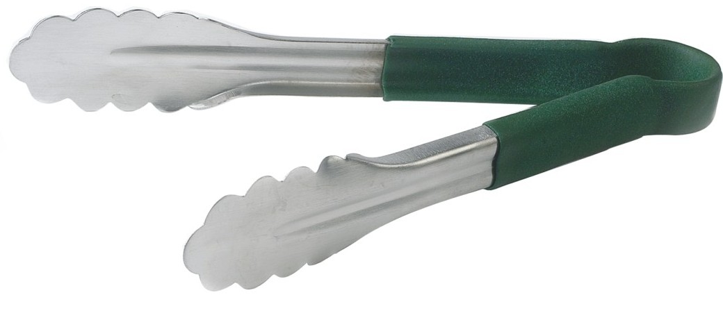 12" UTILITY TONGS GREEN