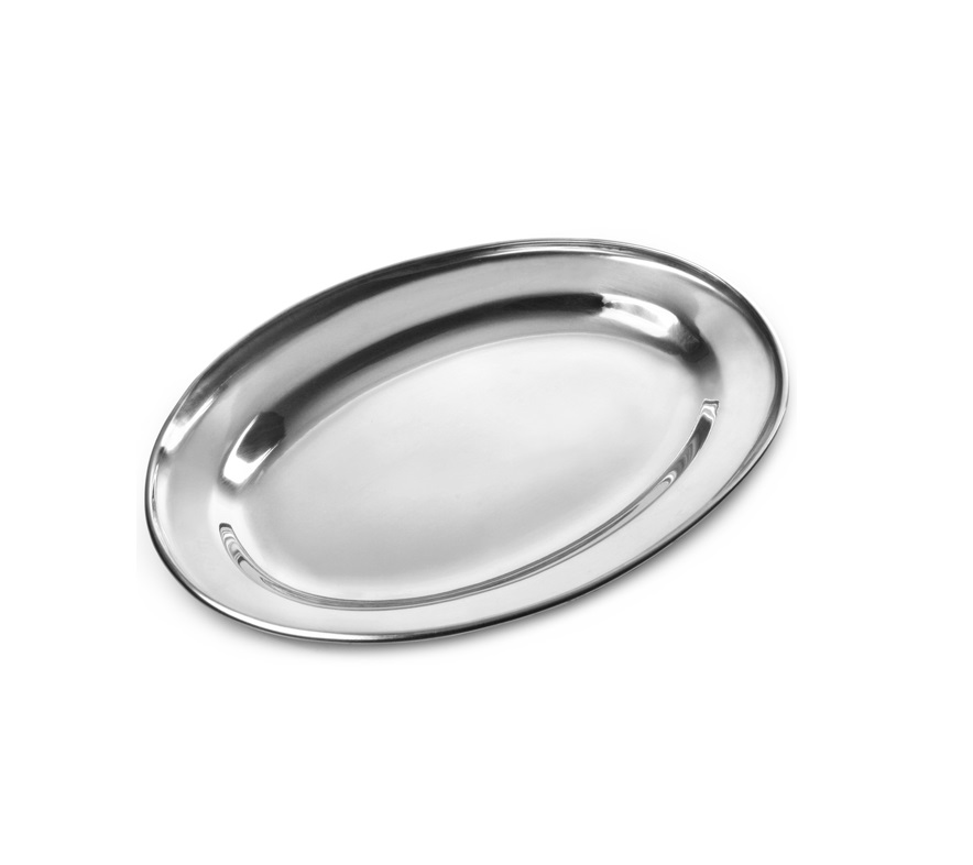 Stainless steel oval platter sale