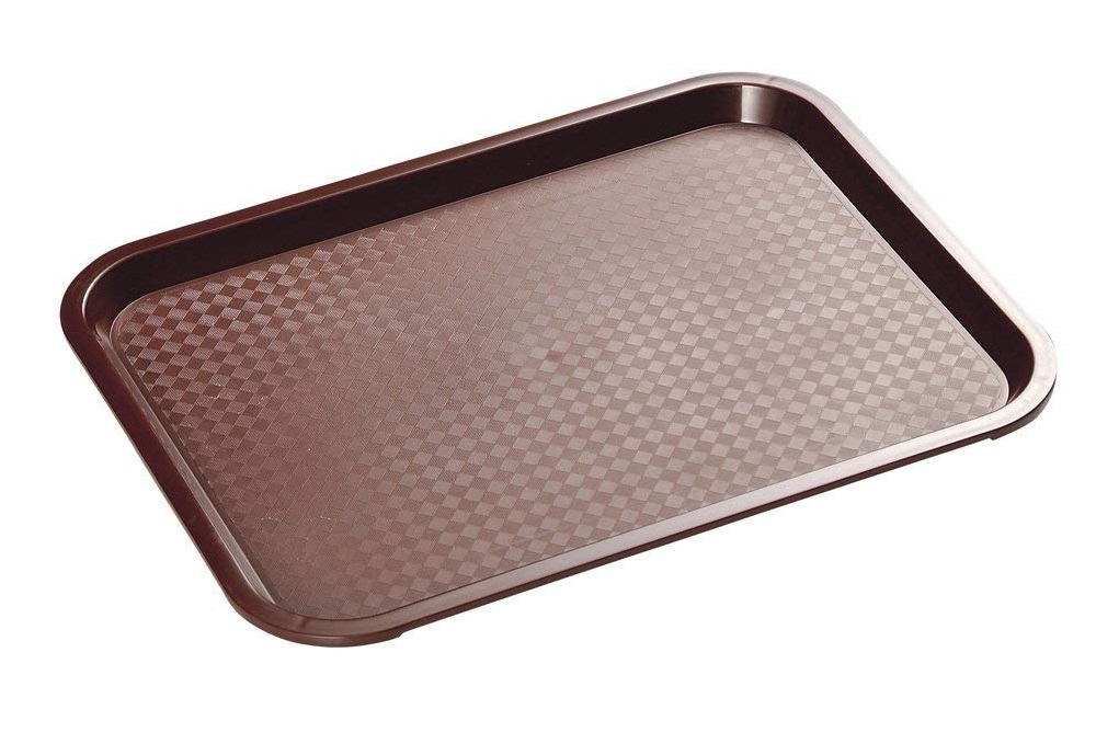 18 X 14 FAST FOOD TRAY BROWN