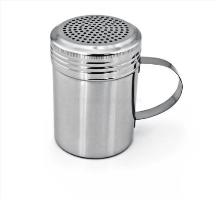 FLOUR SHAKER STAINLESS STEEL WITH HANDLE