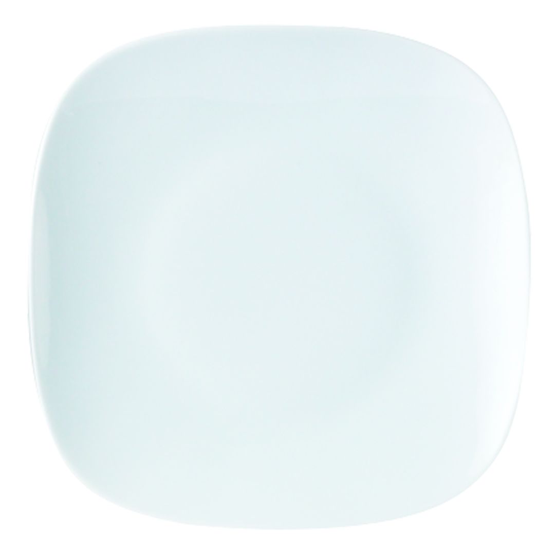 SQUARE COUPE SHAPED PLATE 18CM(21CM) 7"(8.25") PK 12