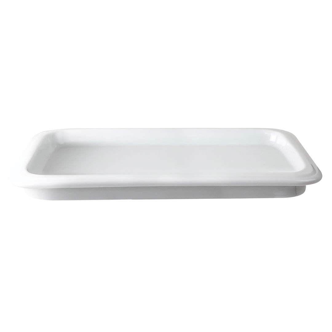 WHITE GASTRONORM 1/2 25MM DEEP PK 1