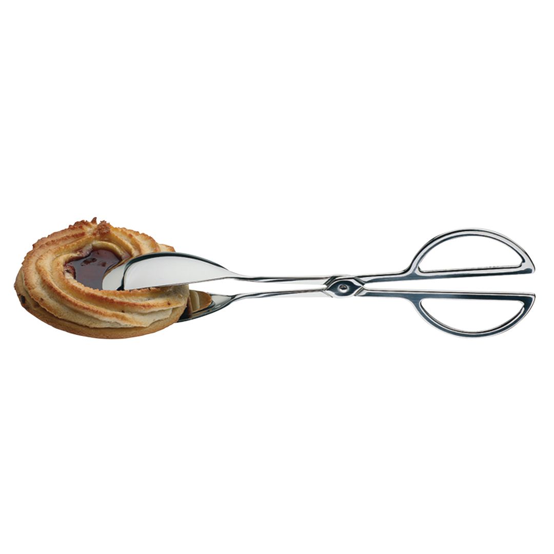 S/S POLISHED BREAD & PASTRY TONG 18/8 (25CM) PK 1