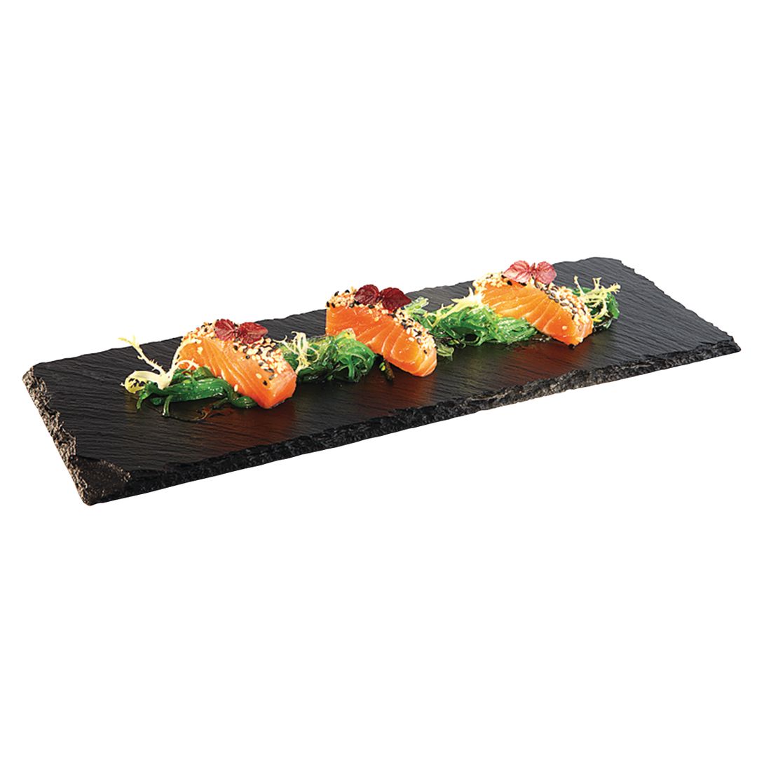 NATURAL SLATE TRAY 32X12CM PK 1