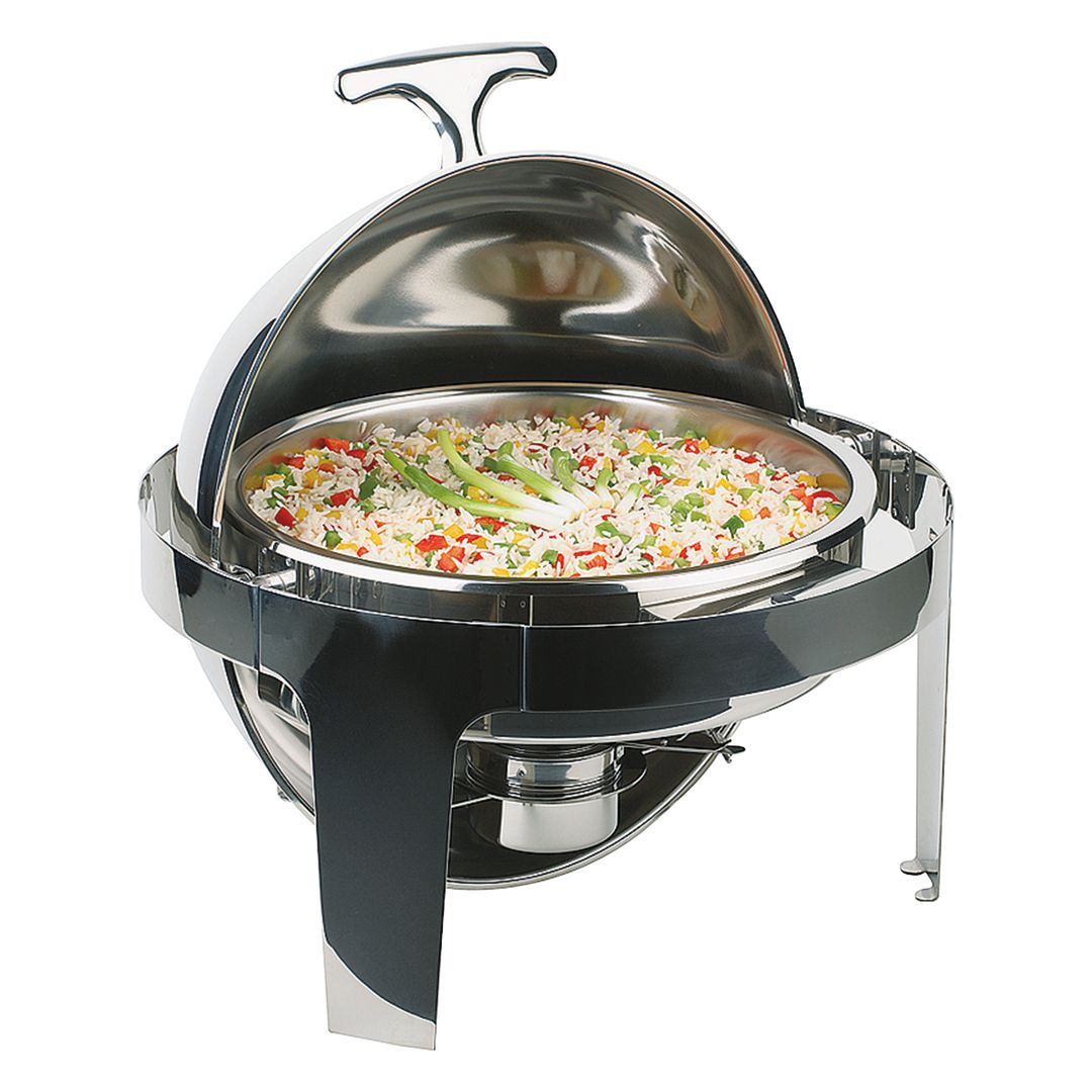 ROUND ROLLTOP CHAFING DISH ELITE 5LT PK 1