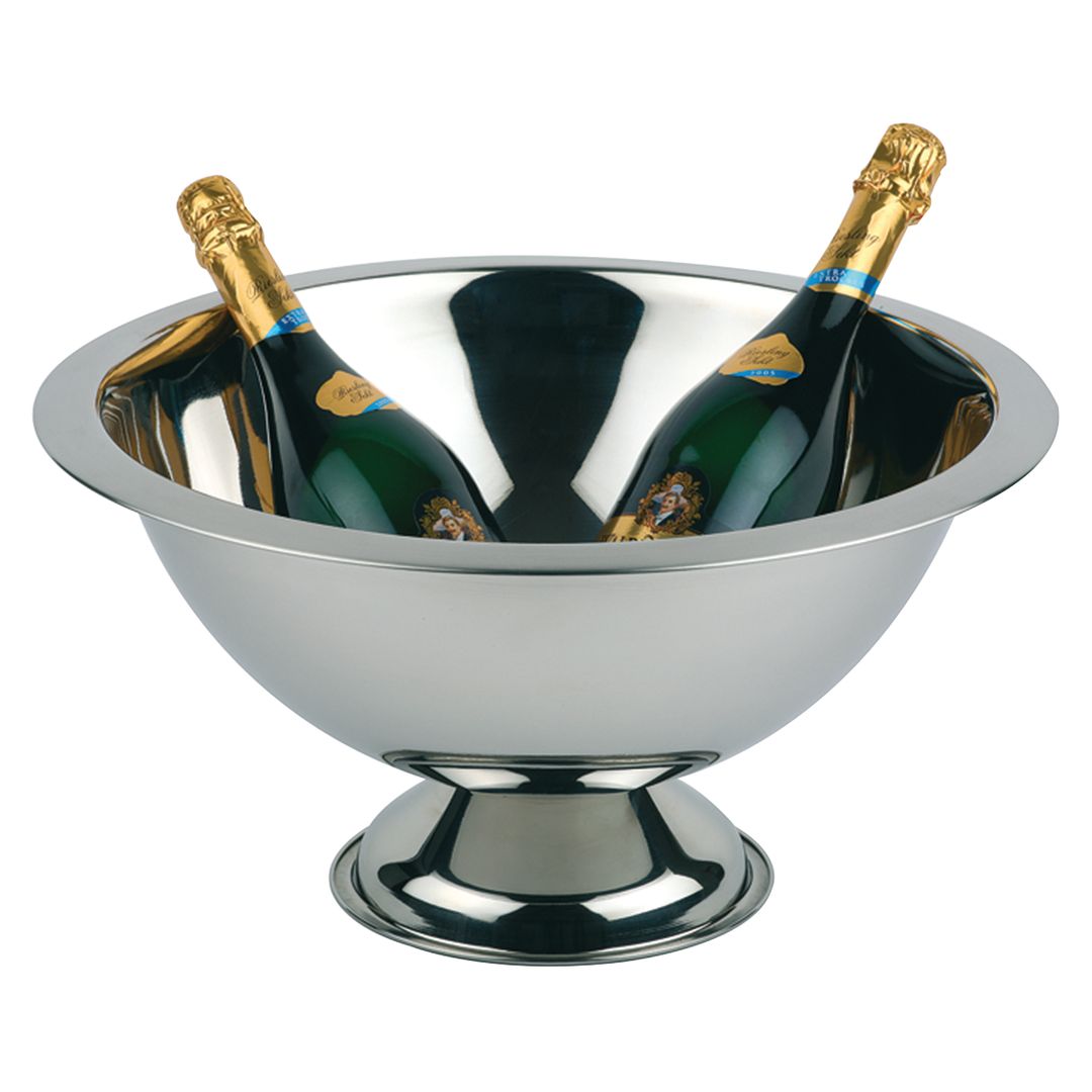 STAINLESS STEEL CHAMPAGNE BOWL 8LTR (45CM) PK 1