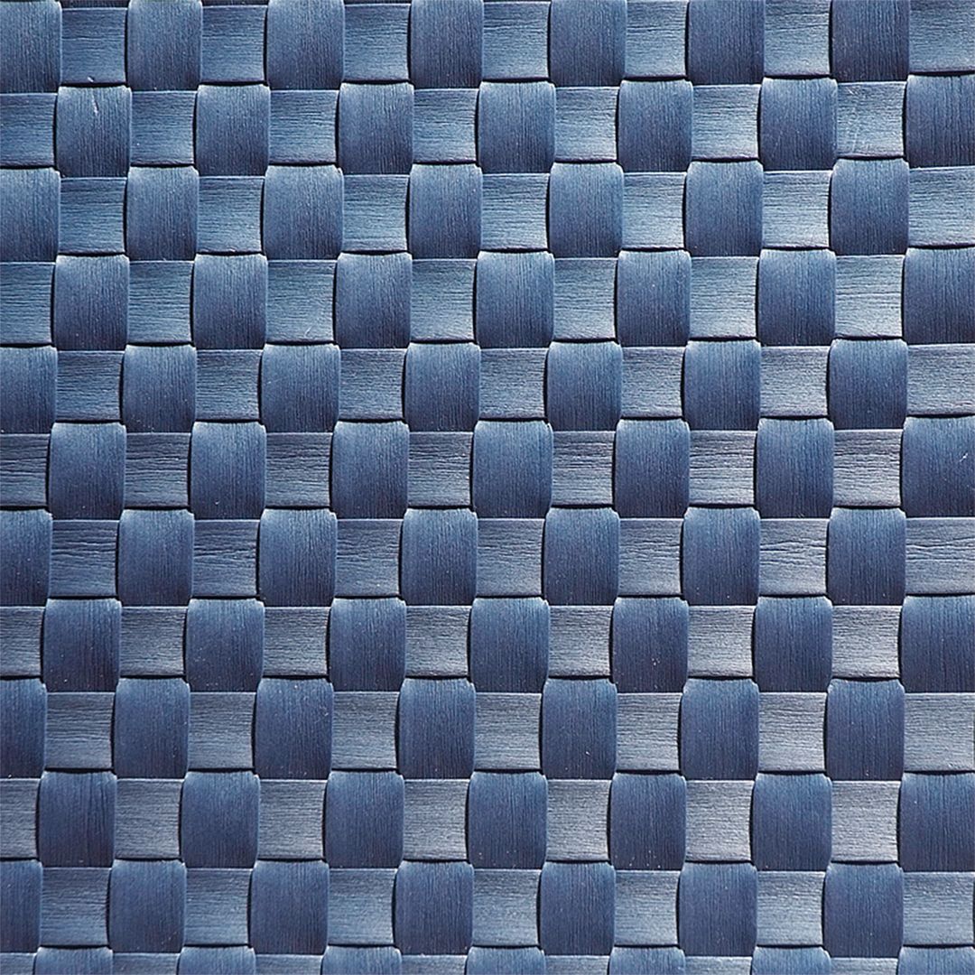 TABLE MAT WIDE BAND 45X33CM BLUE PACK OF 6 PK 6