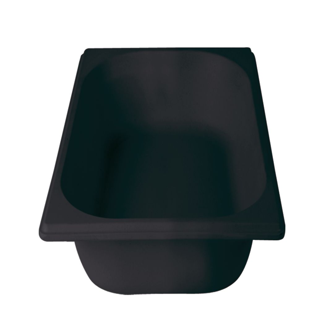 GN 1/3 GASTRONORM BAMBOO BLACK 100MM PK 1