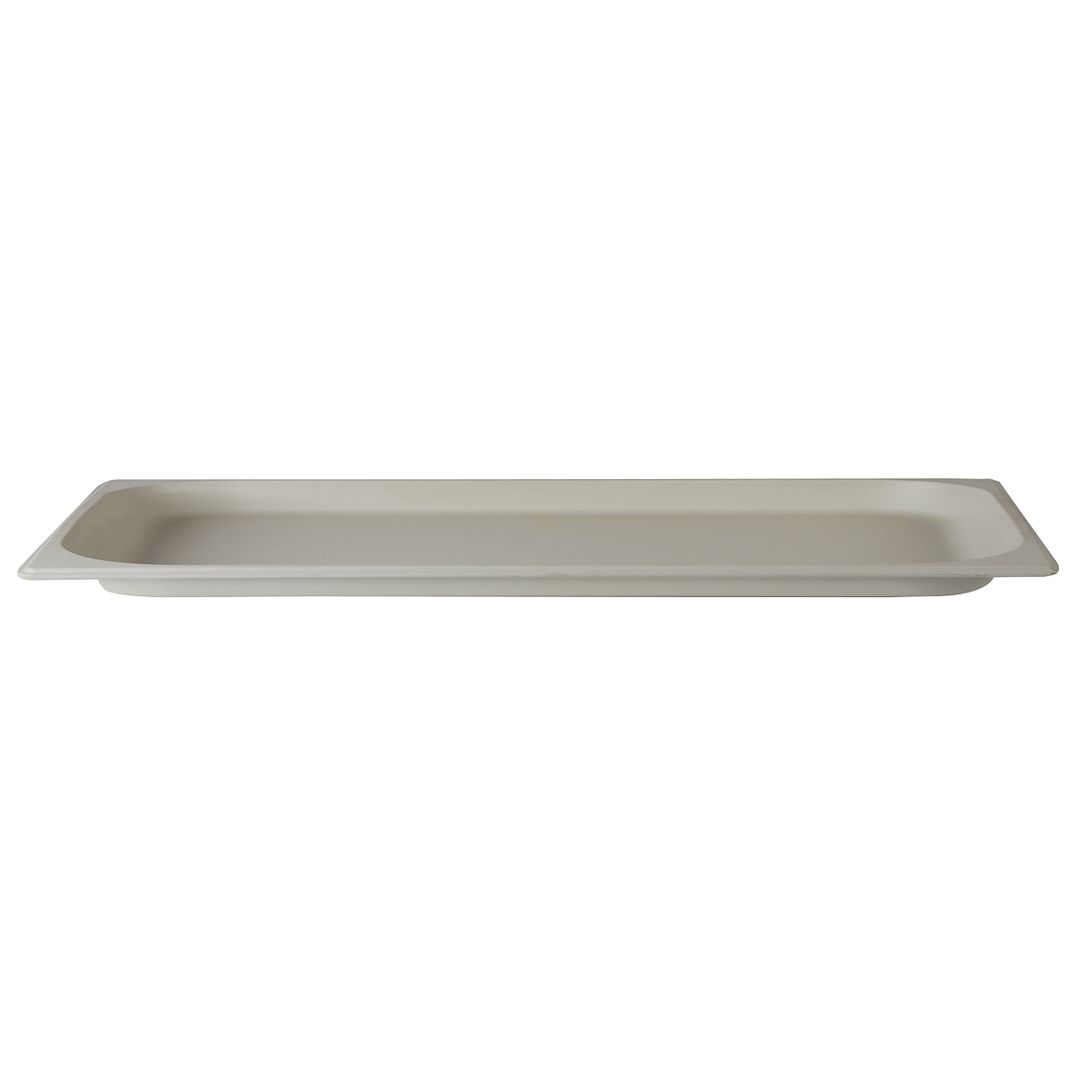 GN 2/4 GASTRONORM BAMBOO NATURAL WHITE 20MM PK 1