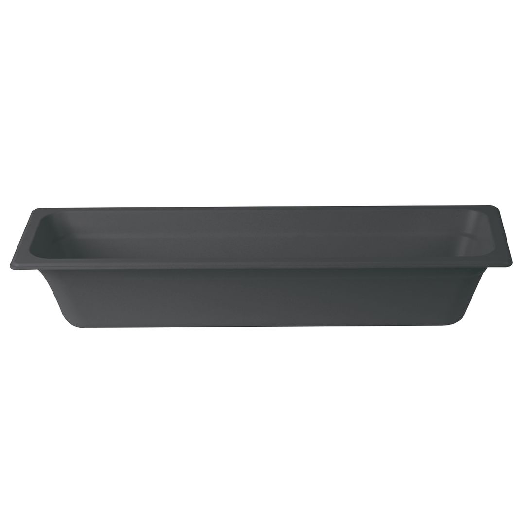 GN 2/4 GASTRONORM BAMBOO LIGHT GREY 100MM PK 1