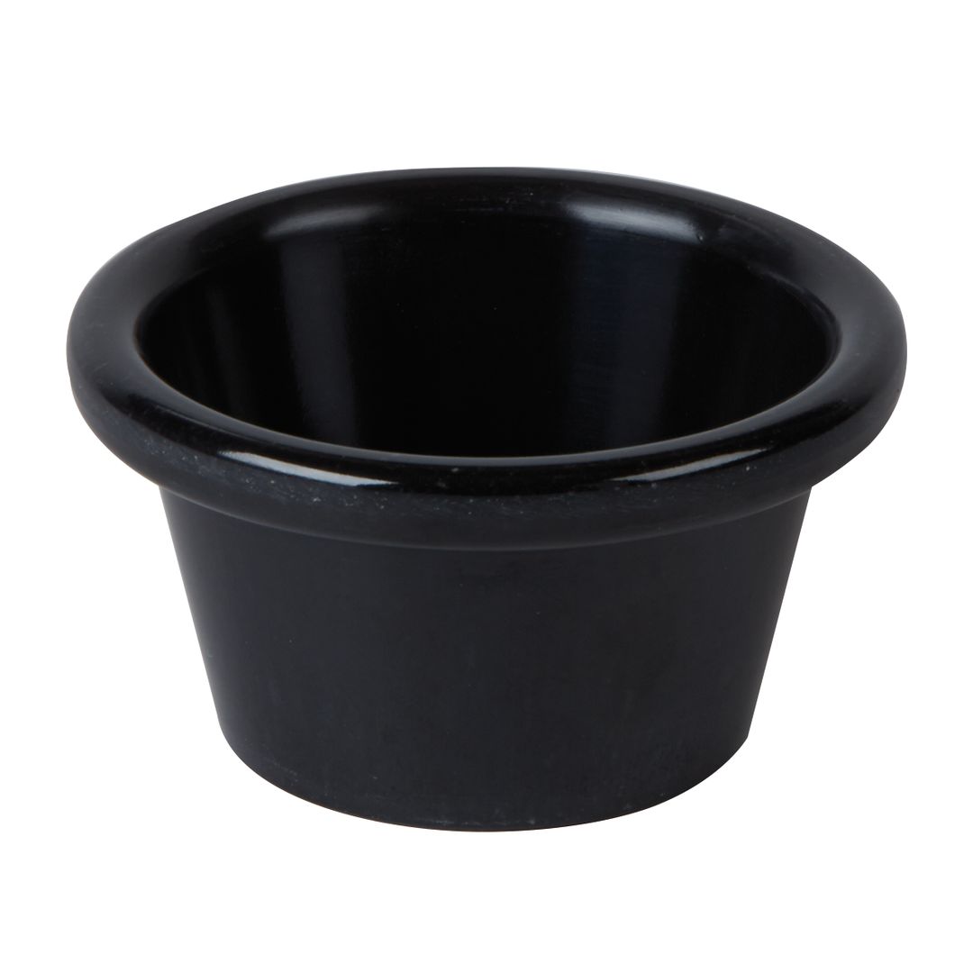 PLAIN RAMEKIN BAMBOO BLACK 2OZ PK 1