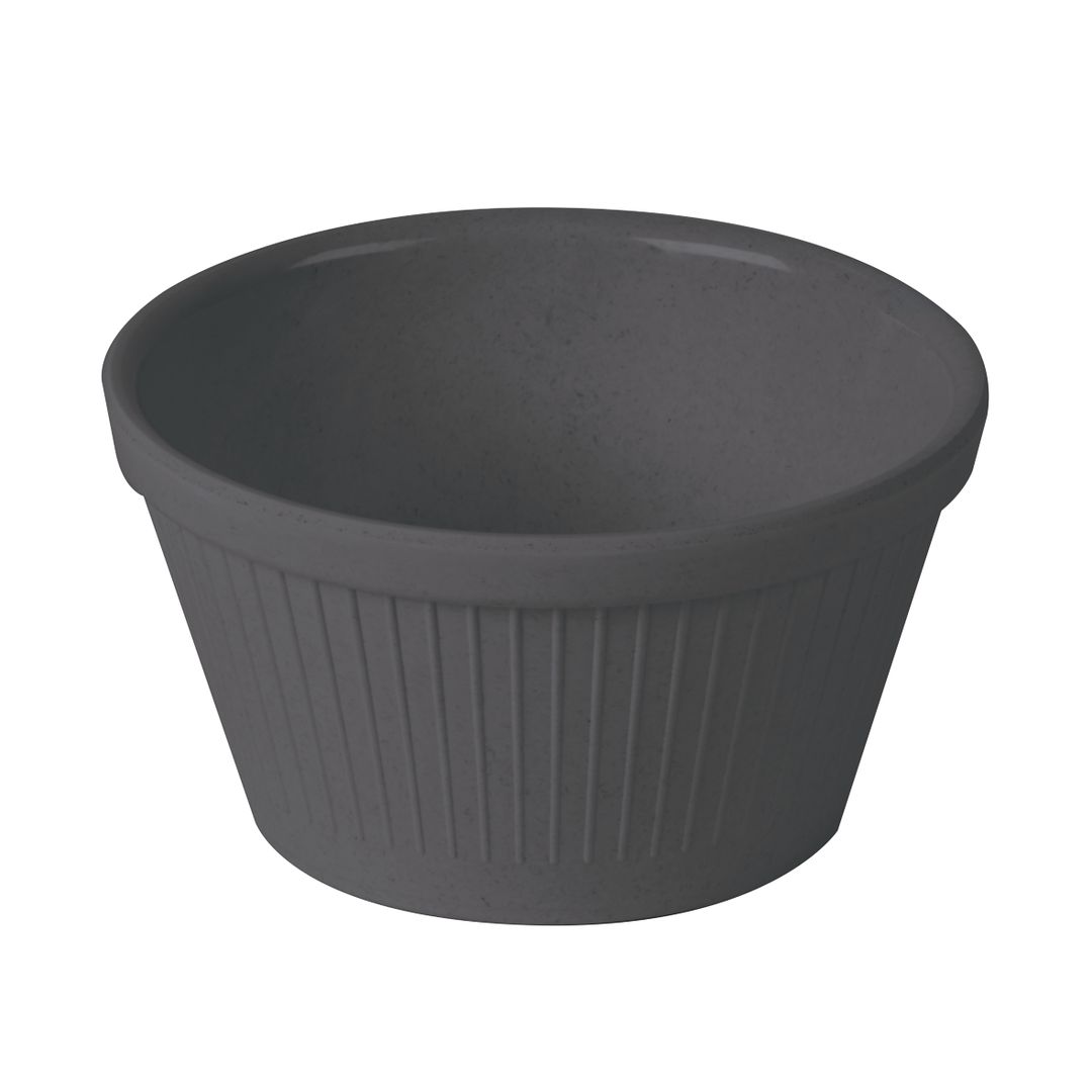 FLUTED RAMEKIN BAMBOO LIGHT GREY 4OZ PK 1