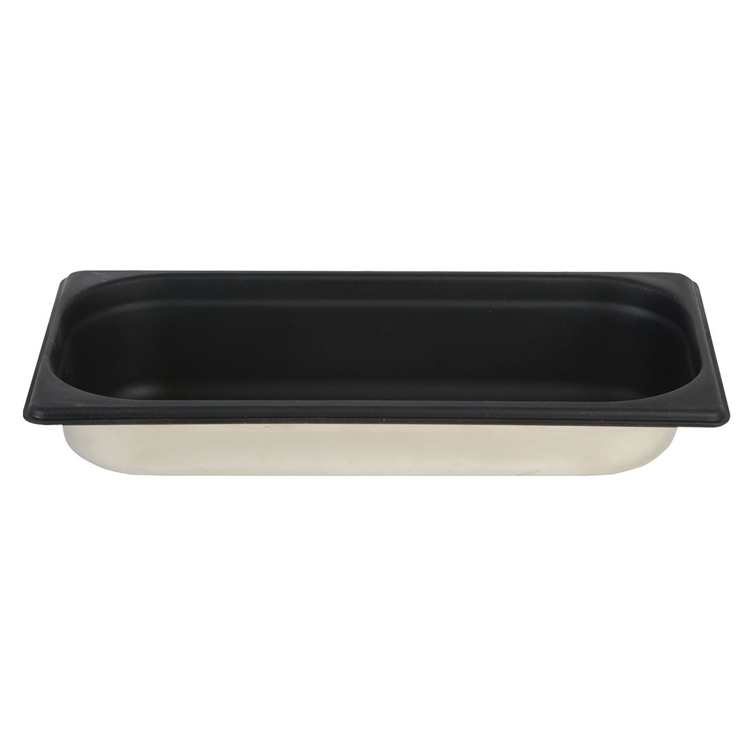 GN 1/3 65MM GASTRONORM SILICONE BLACK PK 1