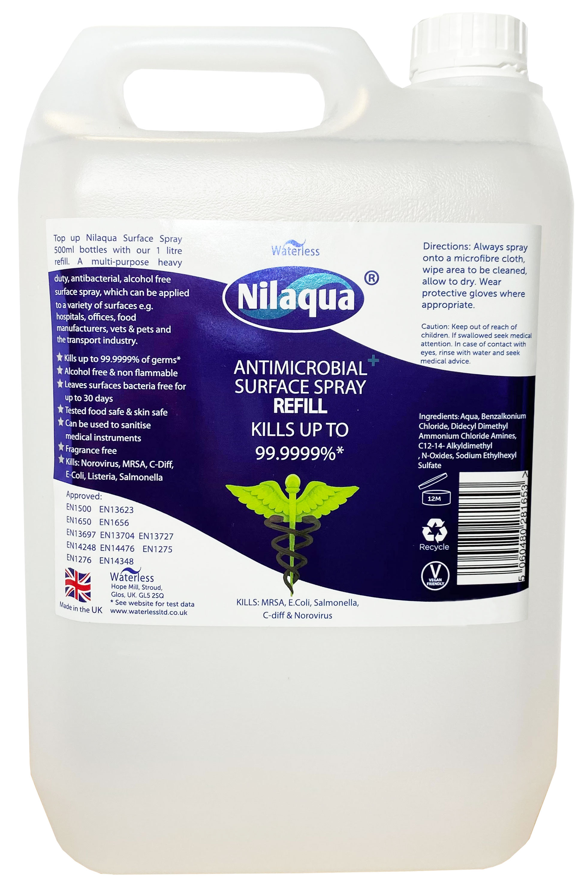 Nilaqua 5 Litre Surface Spray Each