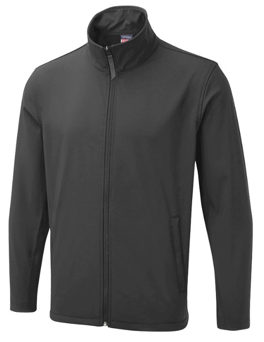 UXX10 CHARCOAL XL PRINTABLE SOFT SHELL JACKET