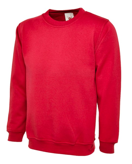 UC211 - RED - 2XL - LADIES DELUXE CREW N