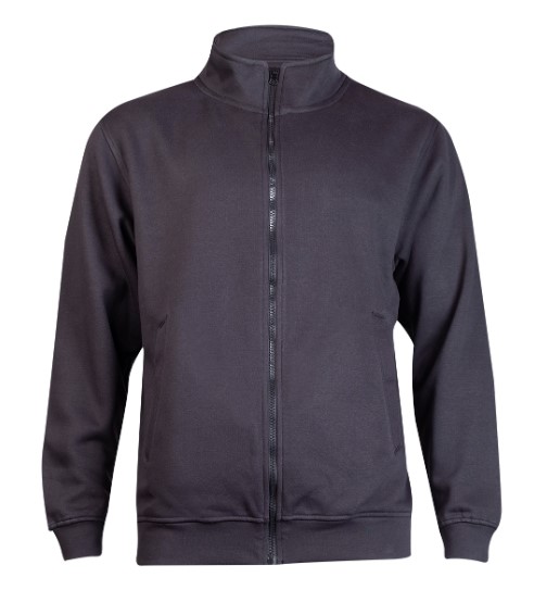 UC212 BLACK 2XL DELUXE UNISEX SWEAT JACKET