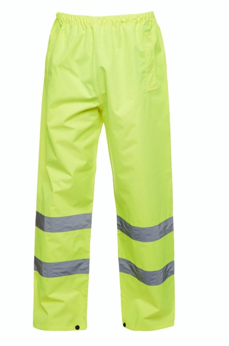 UC807 YELLOW XSMALL HI-VIZ TROUSER