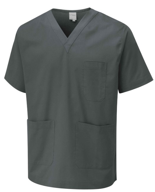 UC921 CONVOY GREY LARGE SCRUB TUNIC 