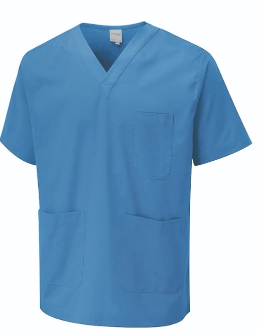 UC921 HOSPITAL BLUE MEDIUM SCRUB TUNIC