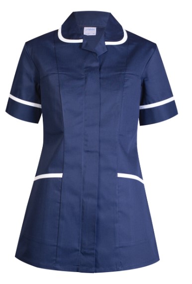 UC923 NAVY 2XL LADIES HEAVYWEIGHT TUNIC
