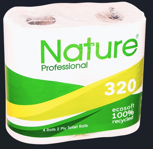 STANDARD 320 SHEET TOILET ROLLS 2PLY PK 36