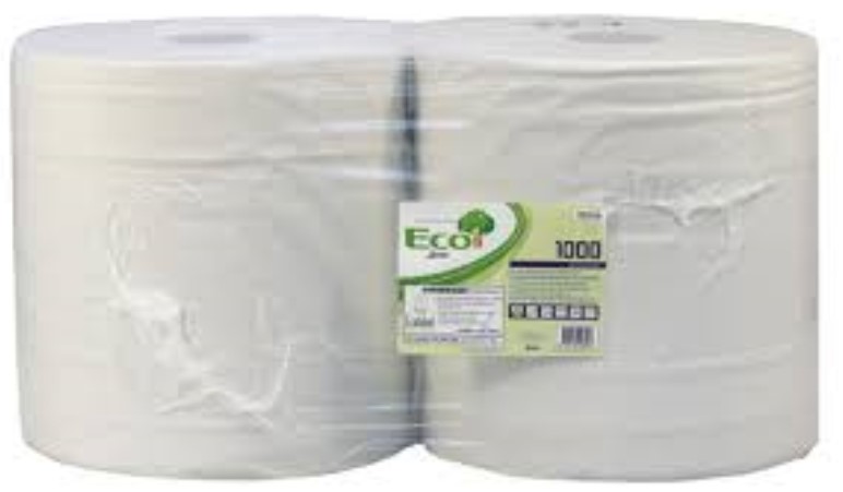 TWIN WHITE BUMPER ROLLS 28CM X 360M 2PLY 