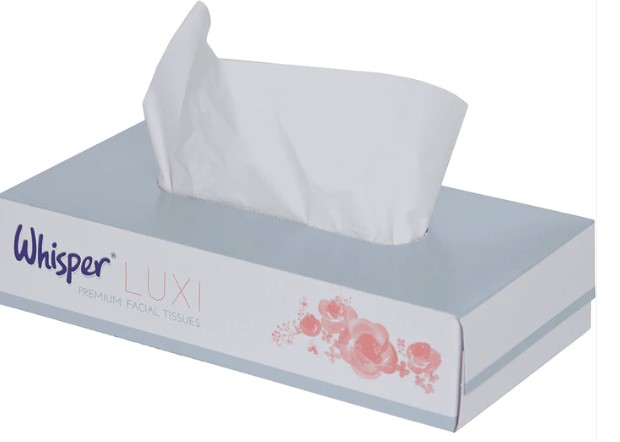 FACIAL TISSUES 100 SHEETS 2PLY PK 36