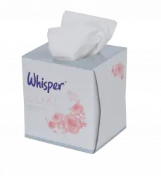 CUBED FACIAL TISSUES 24 BOXES X 70 SHEET