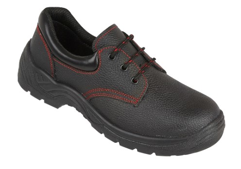 Black Dual Density Safety Shoe Steel Midsole Size 12