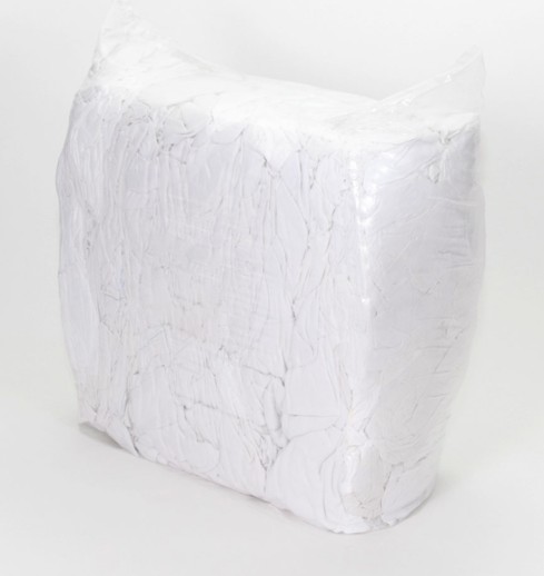 LUXURY WHITE SHEETING RAGS X 10 KG BAG
