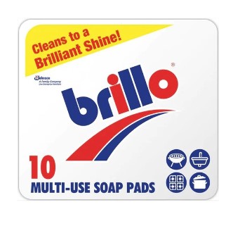 BRILLO SOAP PADS (PACK OF 10)