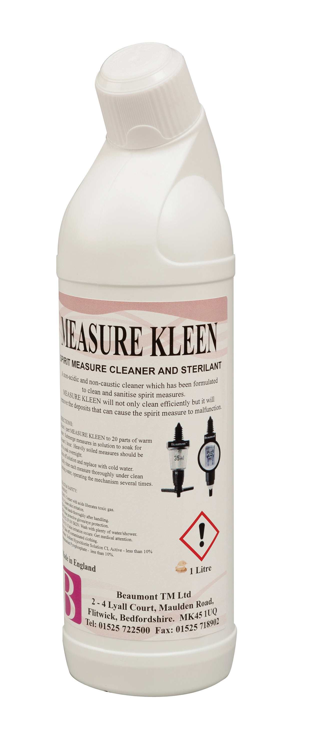LIQUID MEASURE CLEANER 1 LITRE (PACK OF 6)