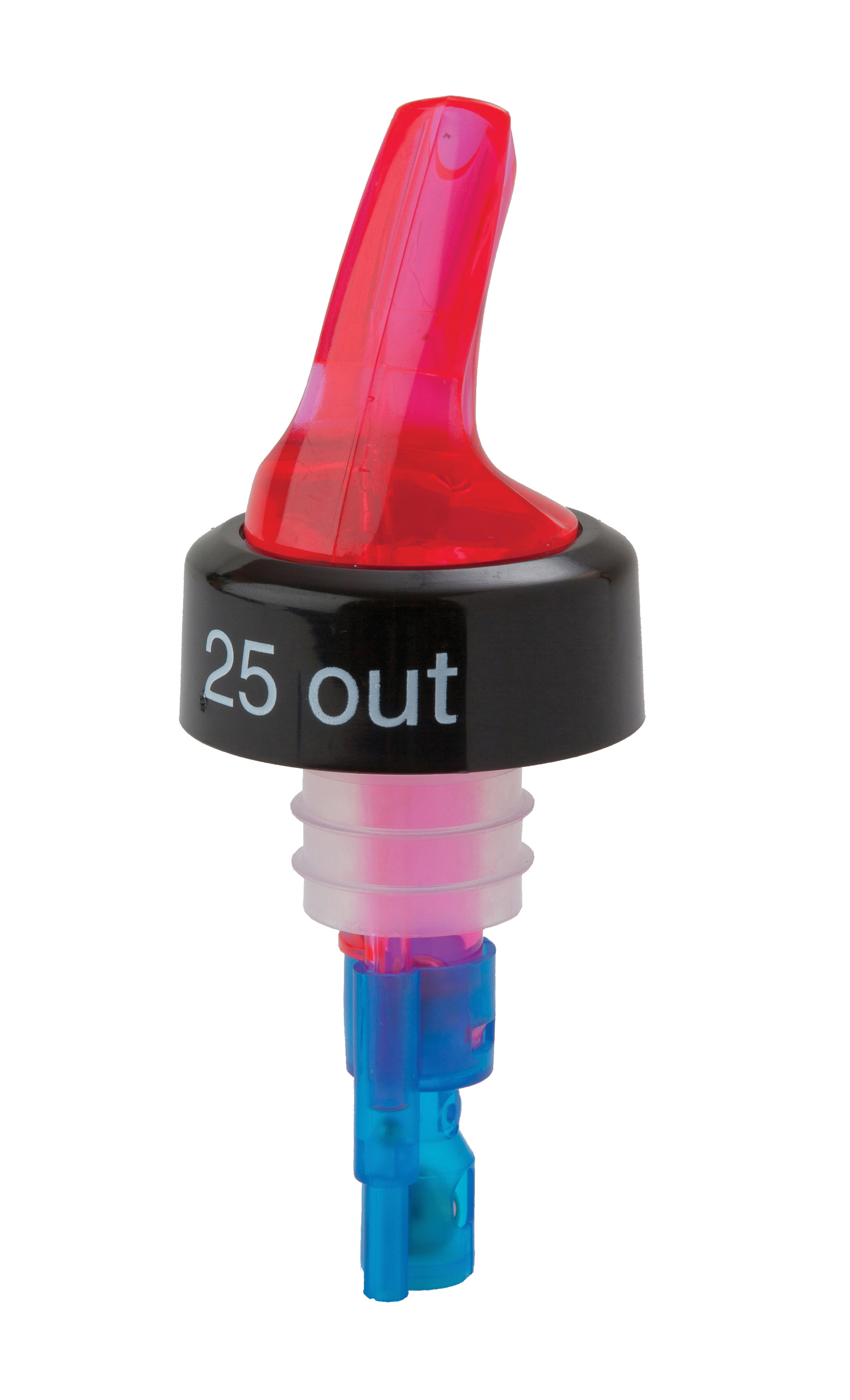 25ML RED QUICK SHOT 3 BALL POURER NGS (PACK OF 12)