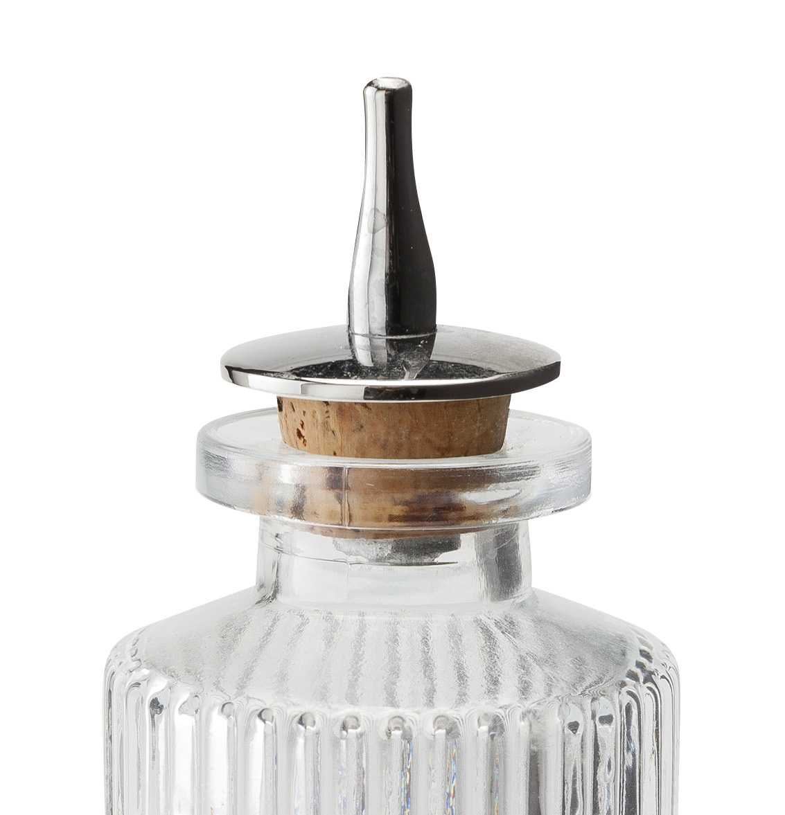 METAL SPOUT FOR BITTERS BOTTLE SILVER