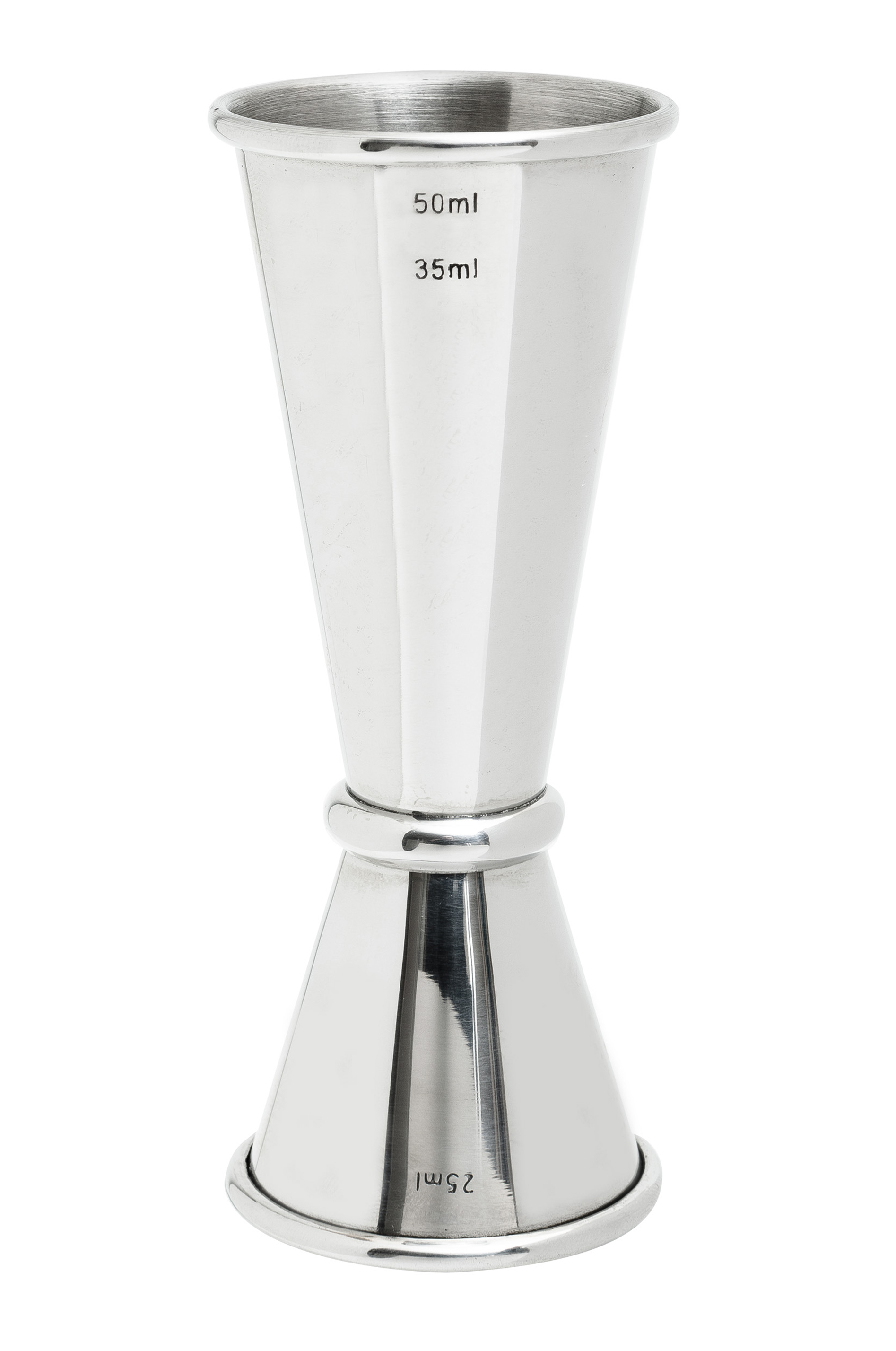 MEZCLAR STAINLESS STEEL BANDED JIGGER 25/35/50ML