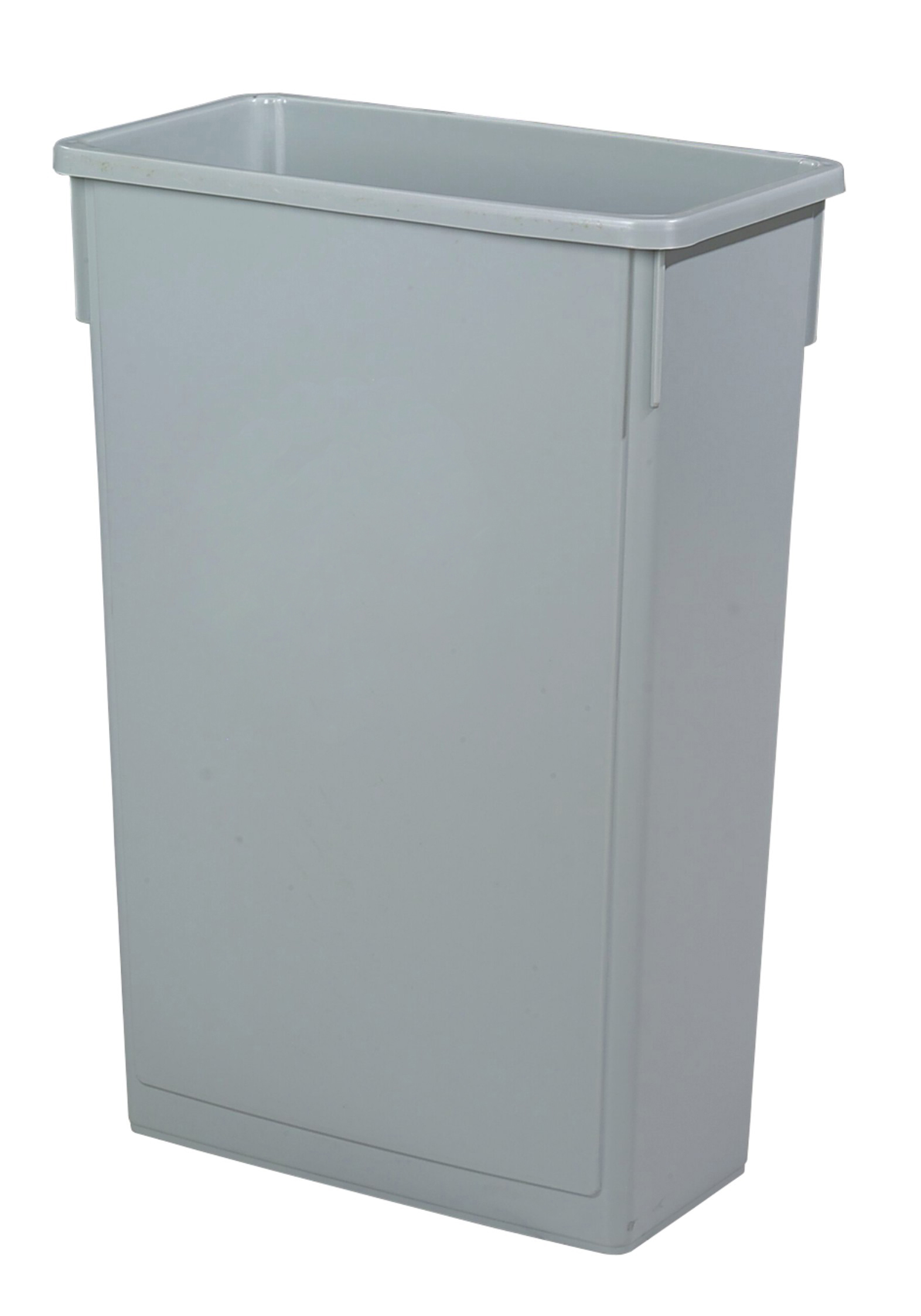 GREY SLIM RECYCLING BIN 87 LITRE