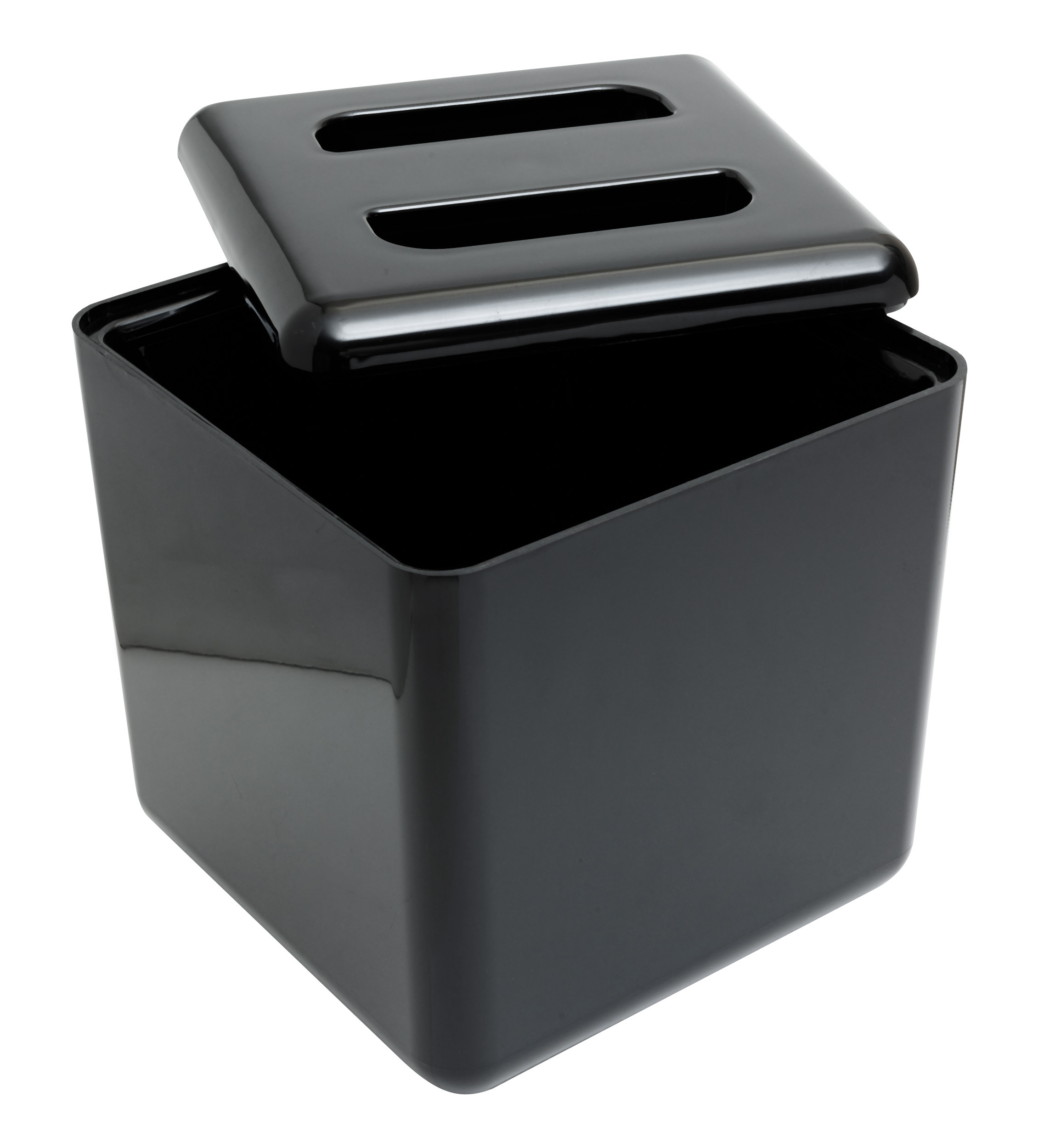 INSULATED SQUARE ICE BUCKET BLACK