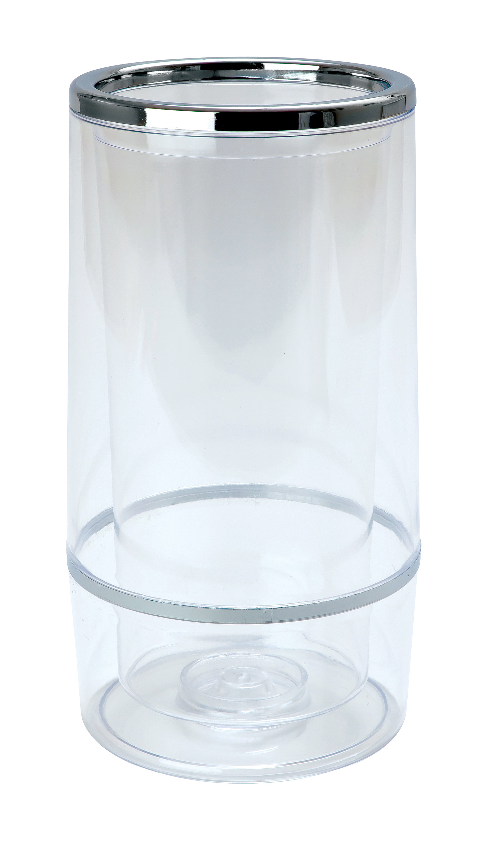 CLEAR PLASTIC WINE COOLER