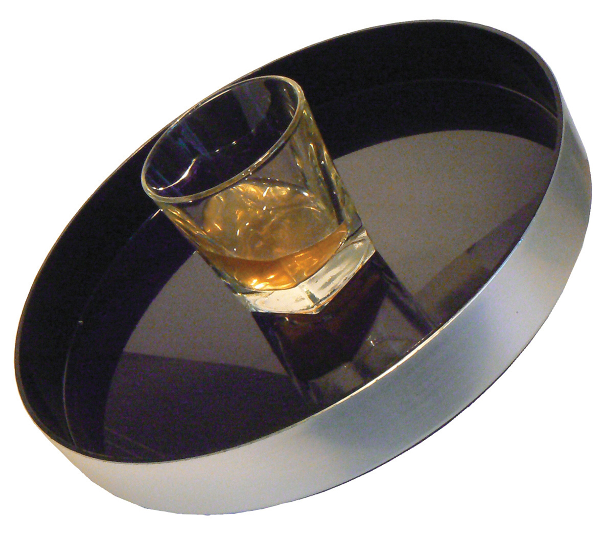 BLACK TRAY FOIL WRAPPED 320MM