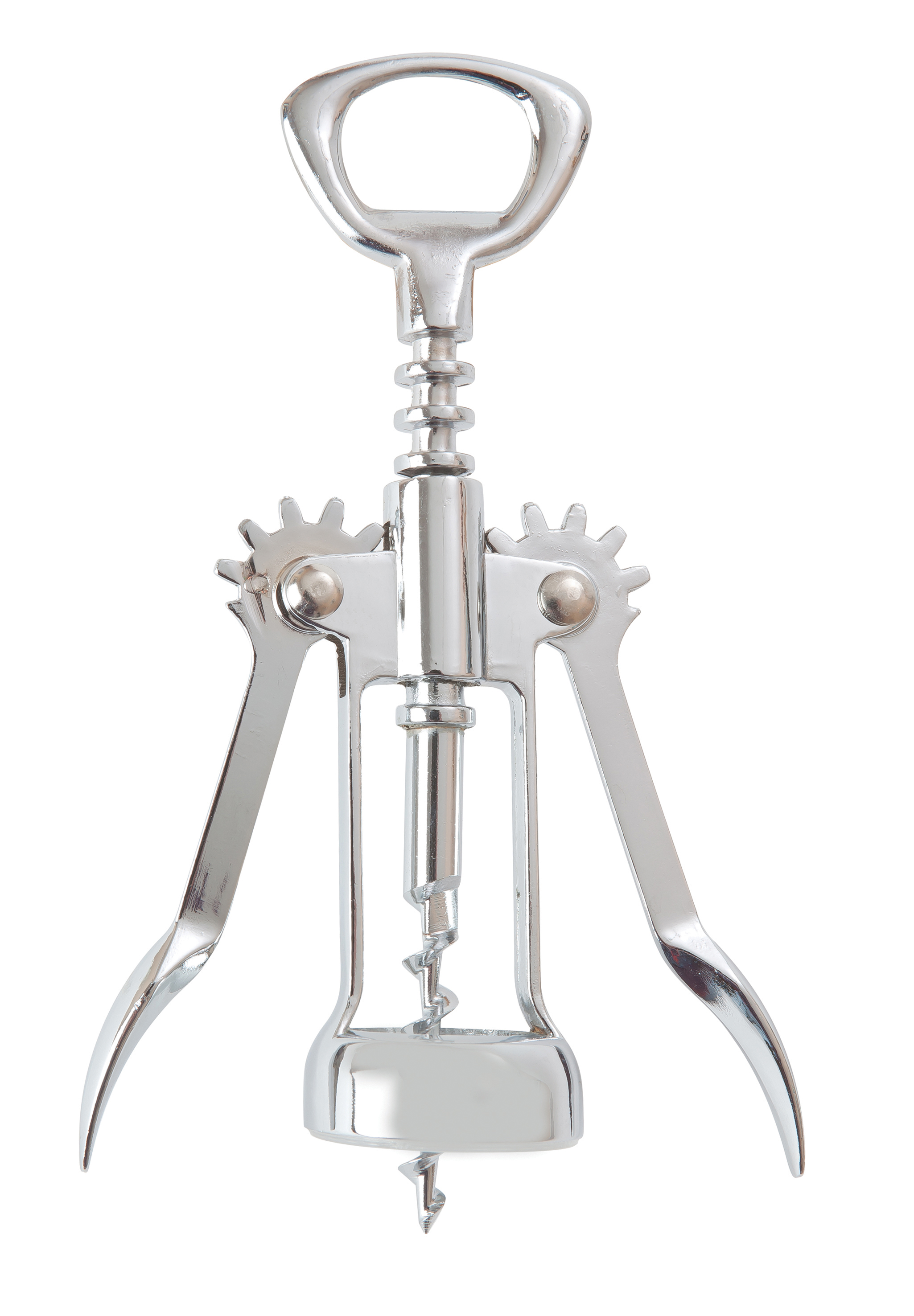 WINGED BOTTLE OPENER AND CORKSCREW