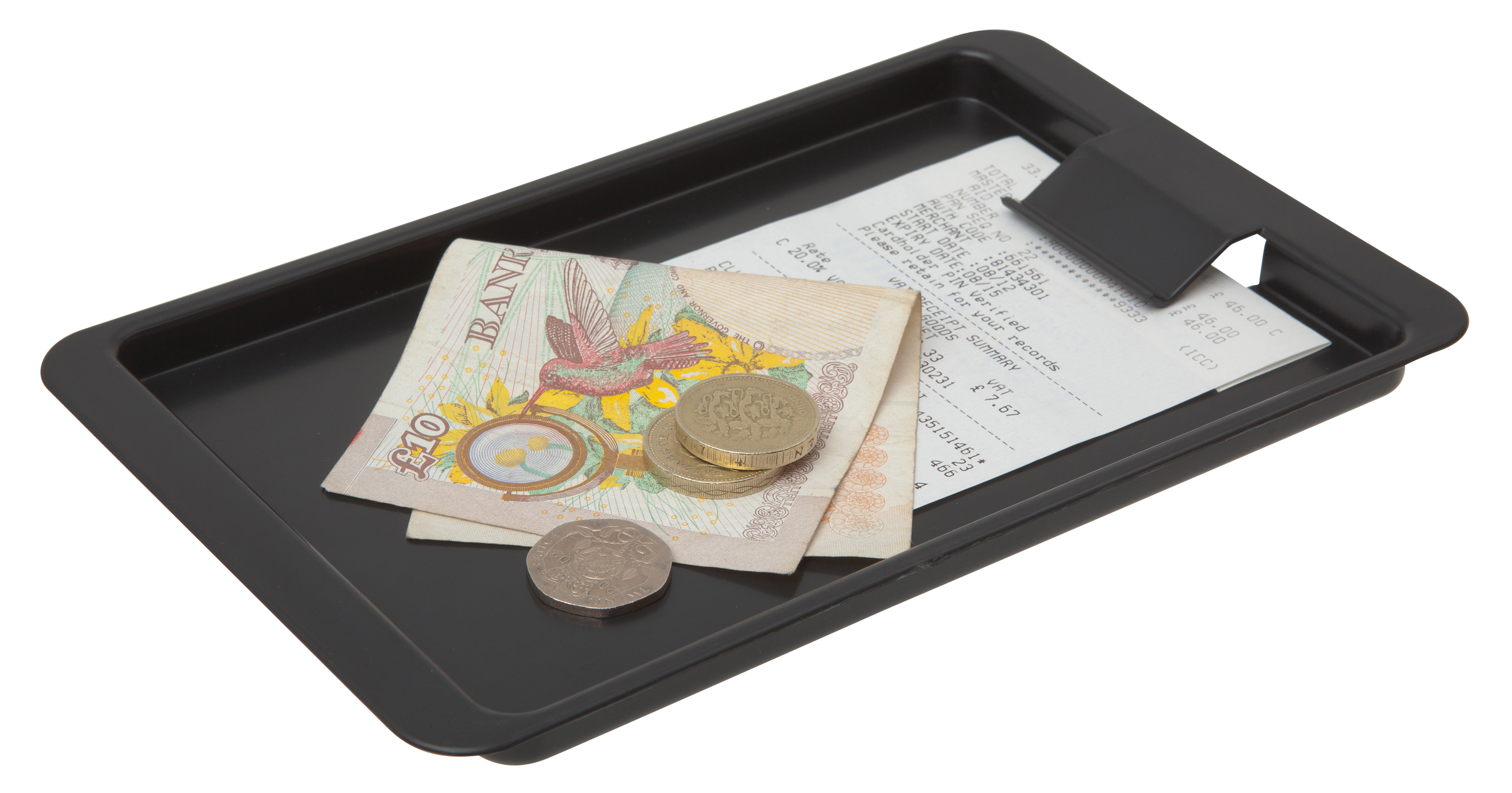 TIP TRAY WITH CLIP BLACK