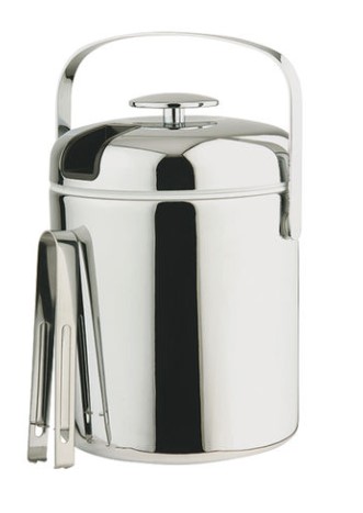 Stainless Steel Bucket with Tongs