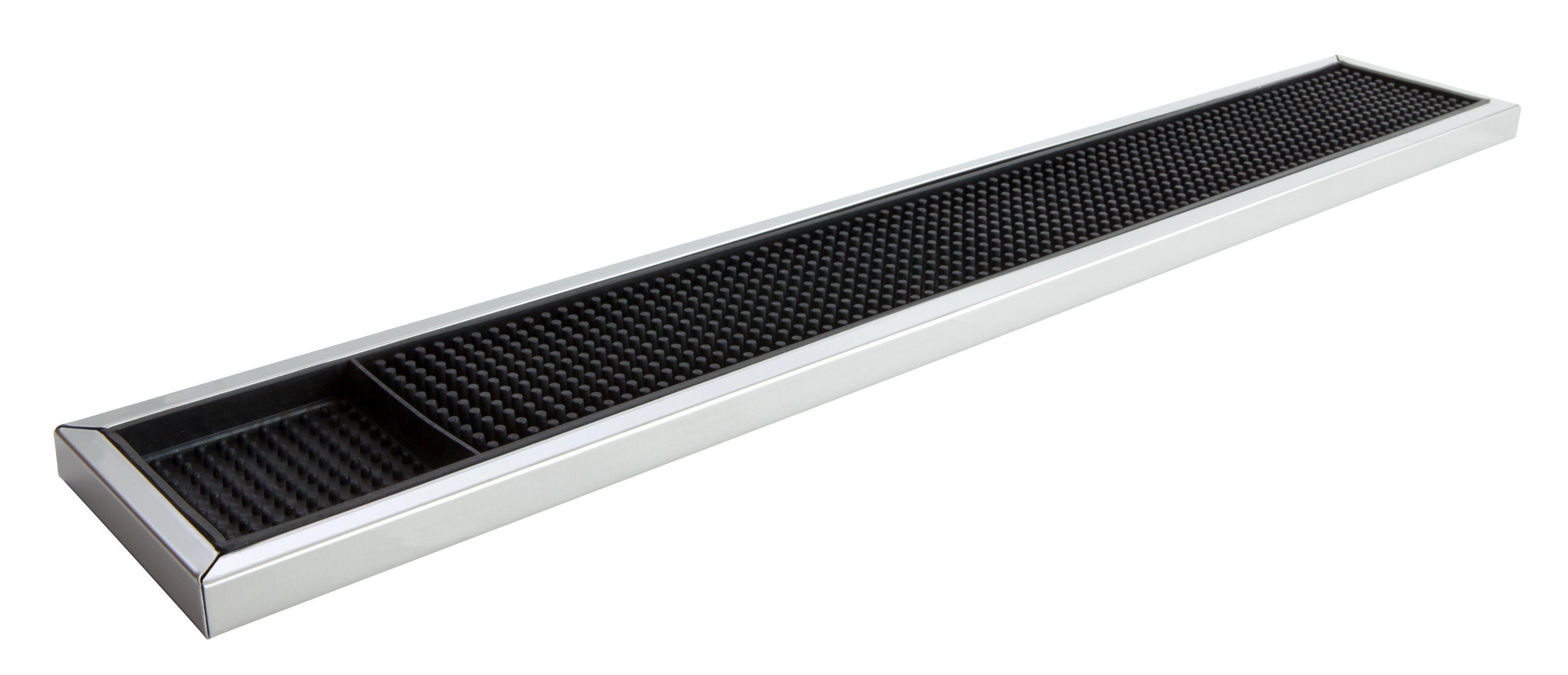 STAINLESS STEEL BAR MAT FRAME WITH BAR MAT