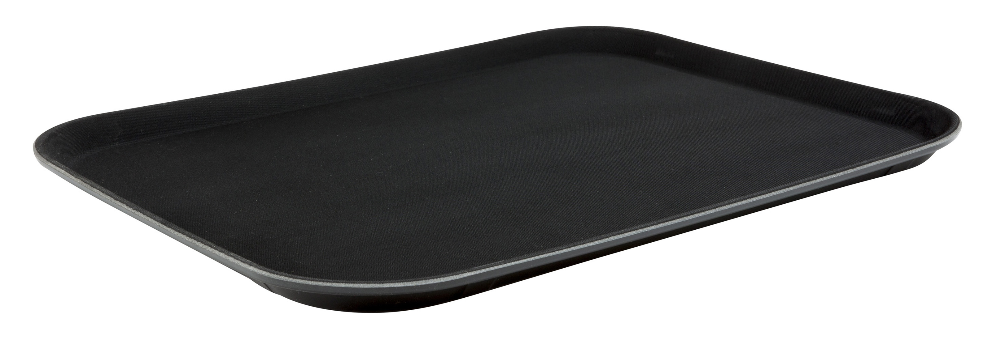 14 X 18"" NON-SLIP TRAY BLACK
