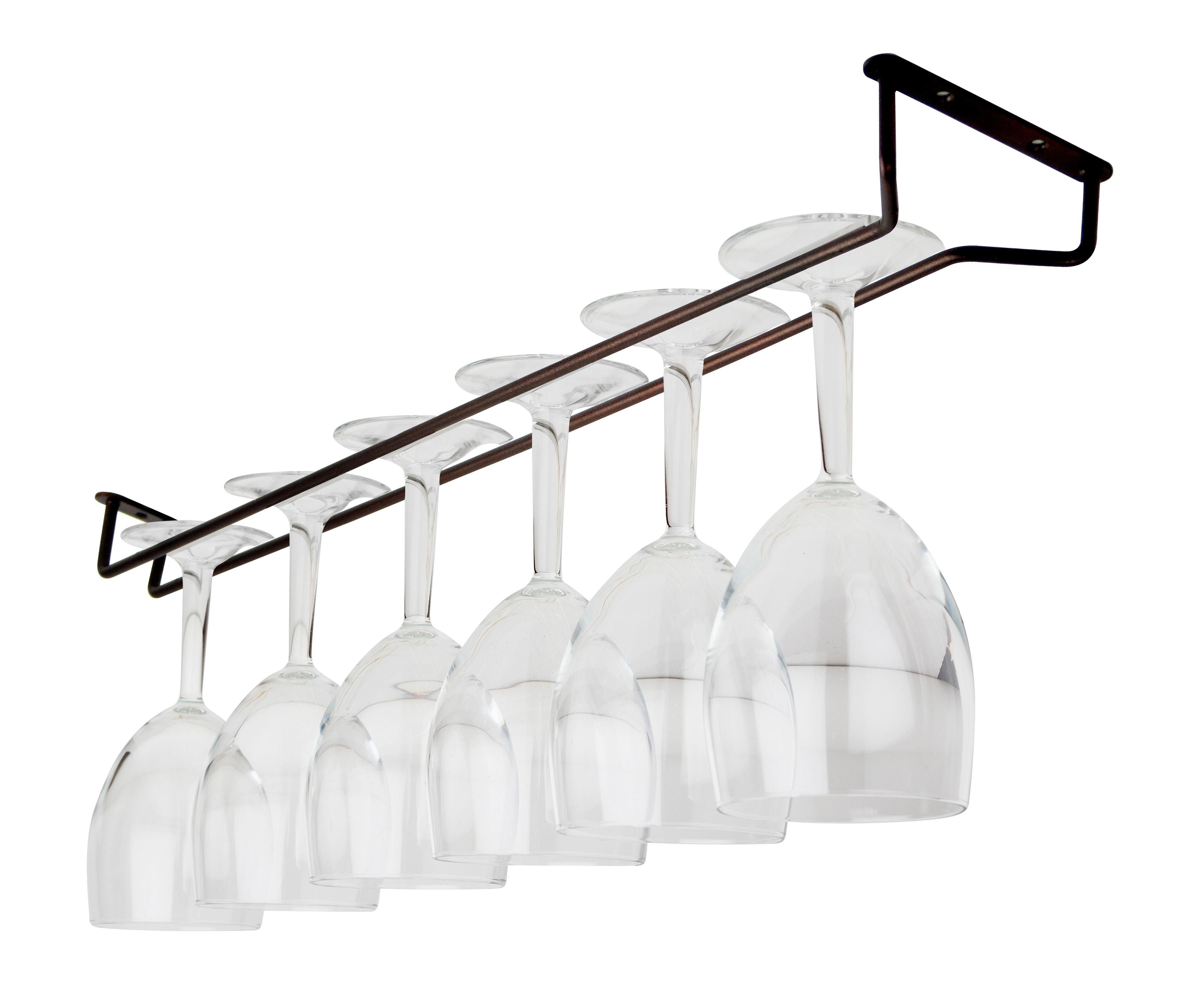 RUSTIC WINE GLASS RACK 24""