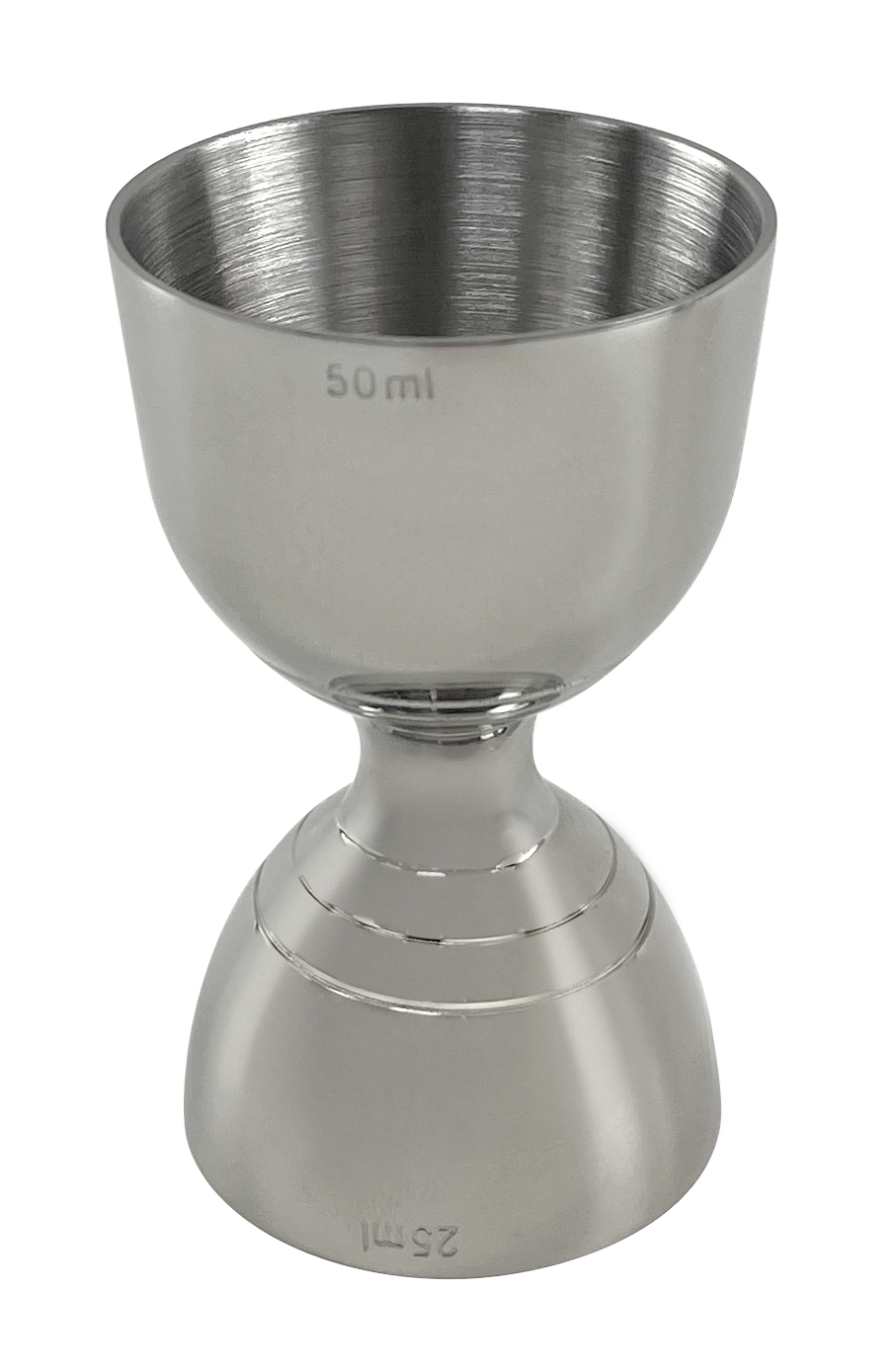 STAINLESS STEEL BELL JIGGER 25ML/50ML