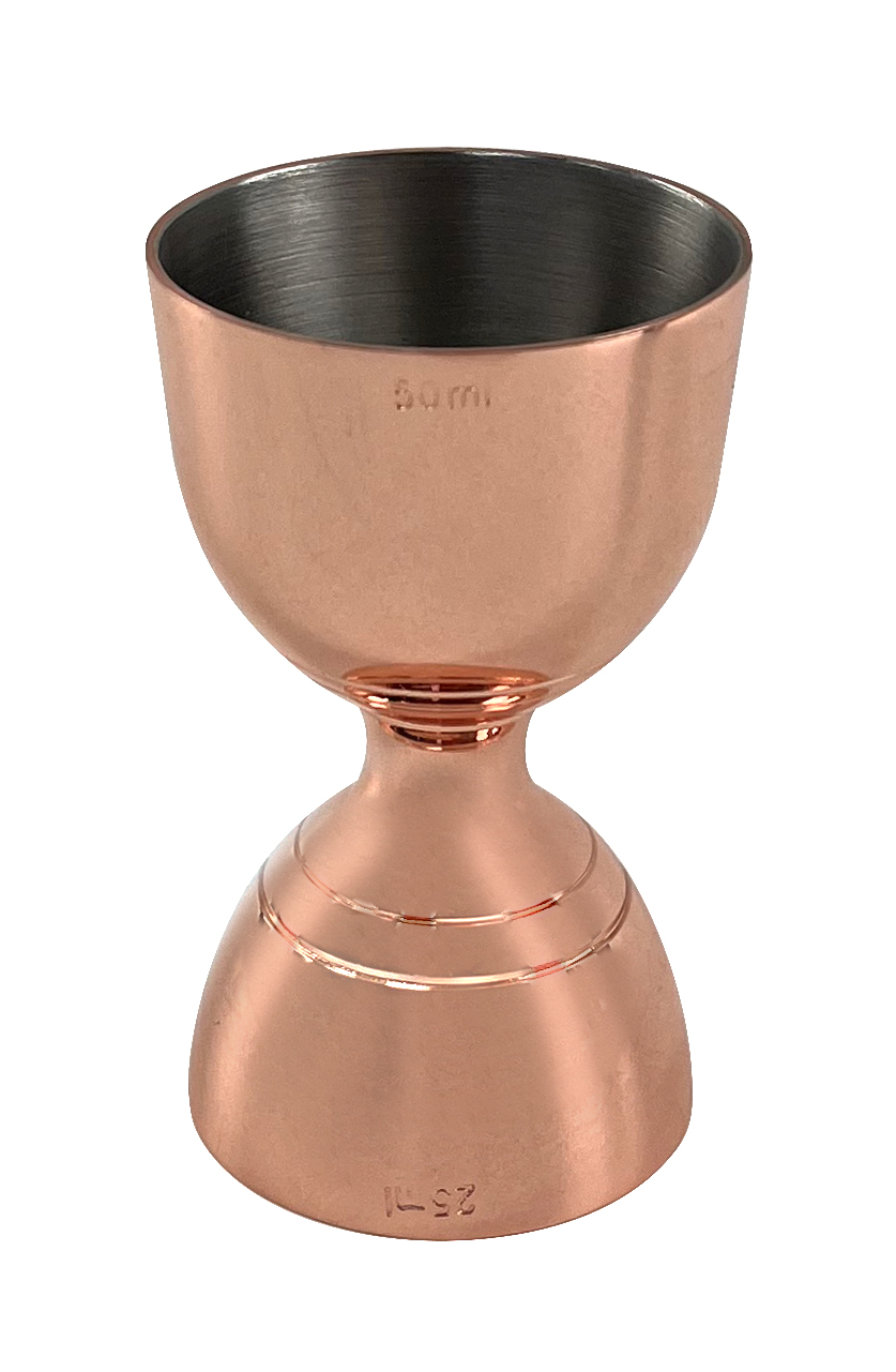 COPPER PLATED BELL JIGGER 25ML/50ML