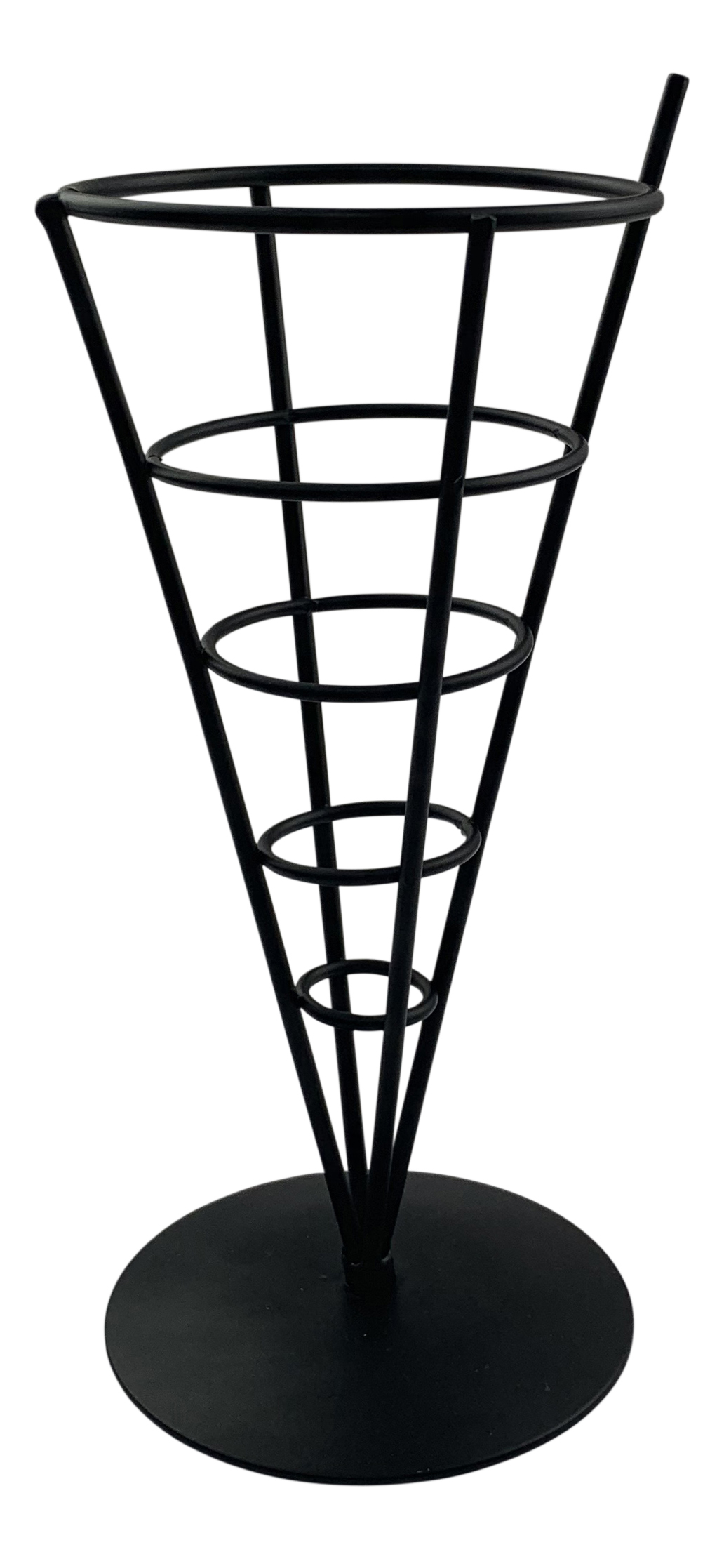 WIRE FRENCH FRY CONE BLACK