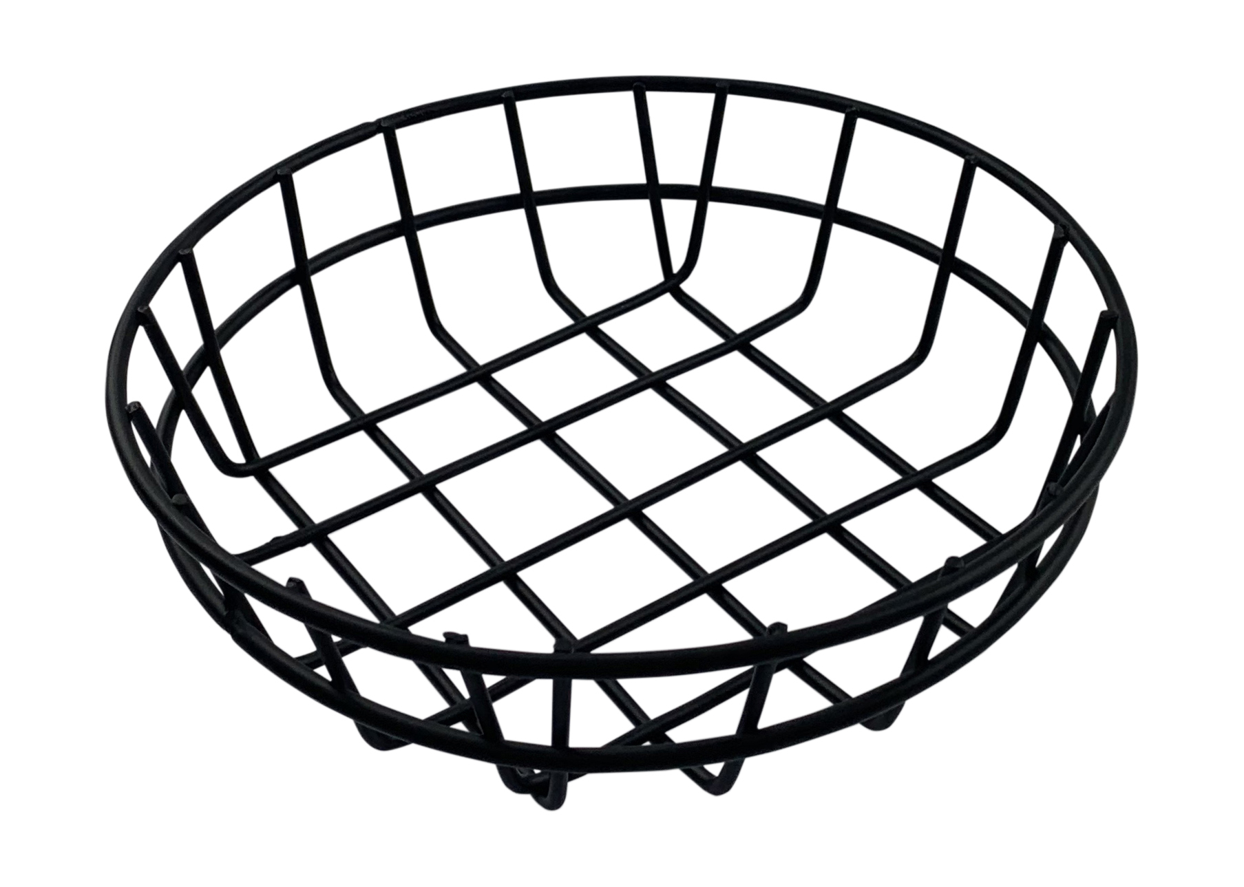 ROUND BREAD BASKET BLACK 8""